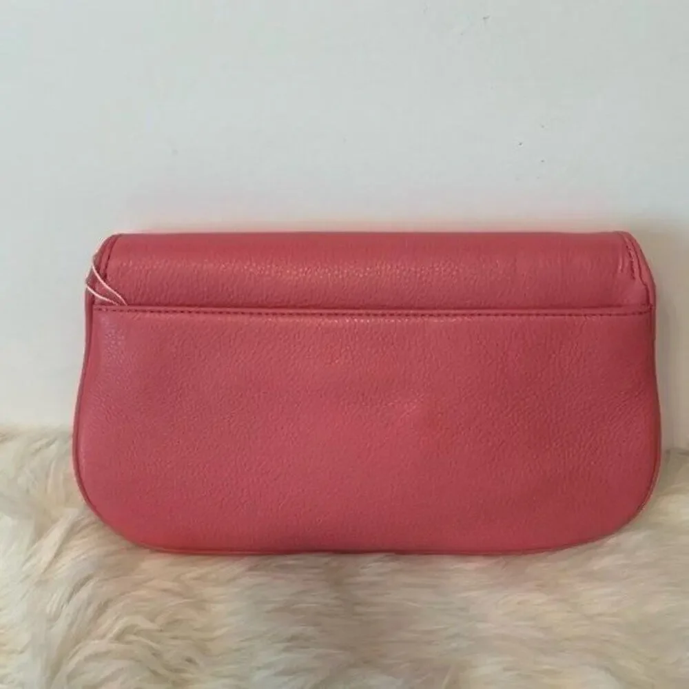 TORY BURCH BRITTEN CROSSBODY CLUTCH BAG Cosmo Pink New With Tag
